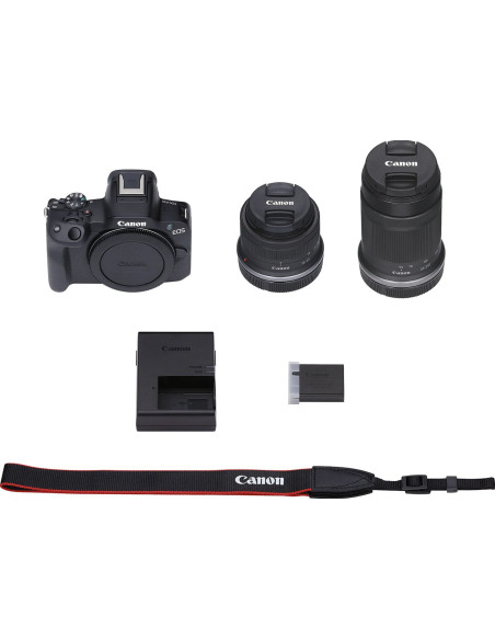 EOS R50 + RF-S 18-45mm f/4.5-6.3 IS STM + RF-S 55-210mm f/5-7.1 IS STM